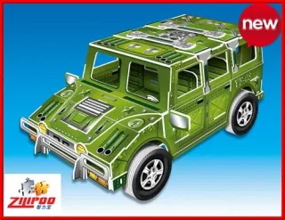 Military Vehicle Paper Blue 22cm