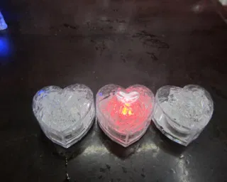 Светящиеся сердечки для декора