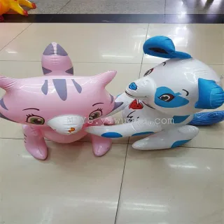 Надувная игрушка «Клубничный кот/собака» из ПВХ
