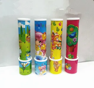 Развивающий калейдоскоп с мультяшным рисунком
