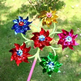 Pinwheel SP01-08 Plastic Brown 9cm