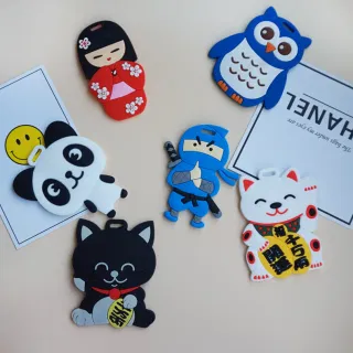Wholesale PVC Luggage Tag, Panda Owl Frog
