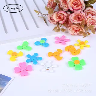 Пластиковый мини-спиннер в яйце, развивающая игрушка