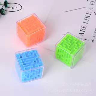 3D прозрачный лабиринт-куб, развивающая игрушка