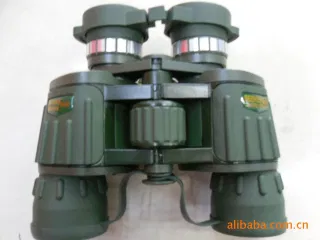 Бинокль 8x42, зелёный, с большим окуляром