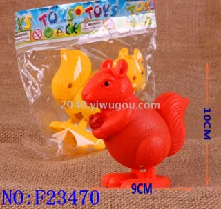 Пластиковая заводная игрушка, цепочка с мультяшными животными, 2011-63