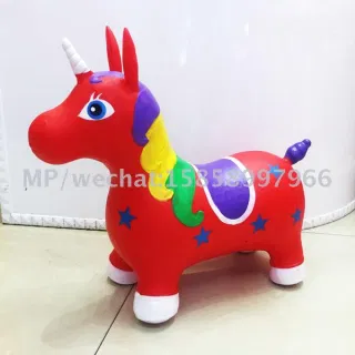 Надувная игрушка-прыгун «Единорог», PVC, экологичный