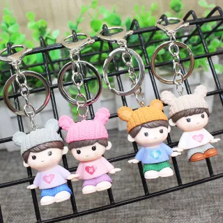 Plush Toy Keychain, Metal
