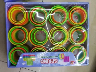 Water Ring Toy, Rainbow Spring Coil, Brown, Educational