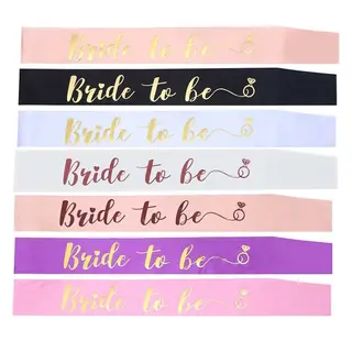 Свадебная лента с лазерной надписью Bride to Be