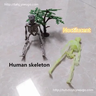 Светящийся разборный скелет на Хэллоуин