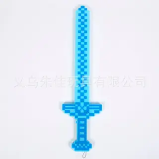 Светящийся меч из Minecraft, большой, с LED-подсветкой