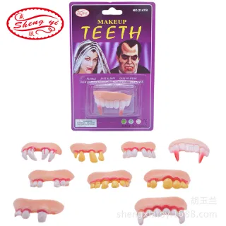 Wholesale Single-Layer Zombie Dentures Vampire Teeth