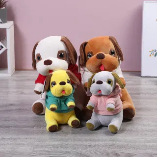 Плюшевая Игрушка Собачка С Языком Мягкая Для Сна