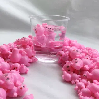 Реалистичные розовые свинки-водные шары для аквариума