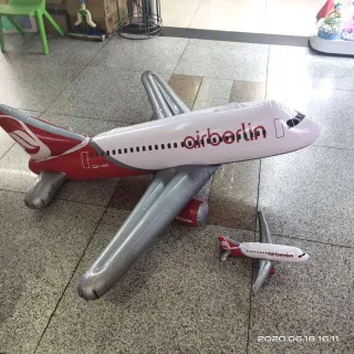 Надувной самолёт из ПВХ, большой, детский, для игр и мероприятий