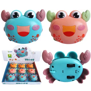 Инерционная игрушка-краб из мягкого пластика