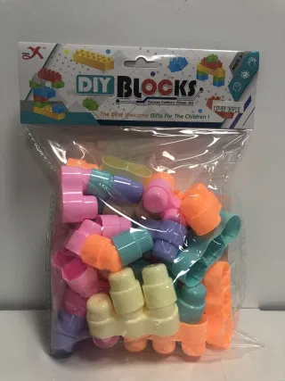 Развивающий конструктор-кубики, совместимый с Lego, для раннего развития