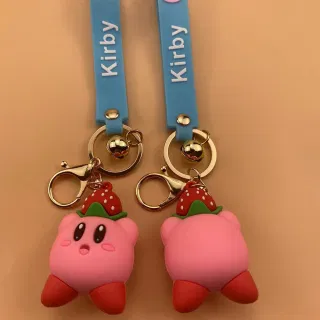 Брелок серии Kirby из ПВХ для сумки и ключей
