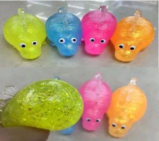Wholesale Squishy Toy, TPR with Beads, Dinosaur