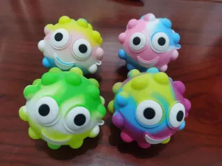 Bouncy Ball Silicone Brown