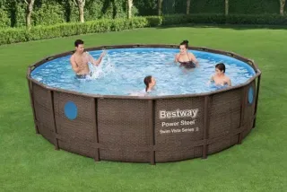 Bestway 56725/56977 Круглый каркасный бассейн для сада