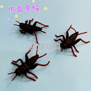 Simulation Grasshopper Plastic Insect Toy