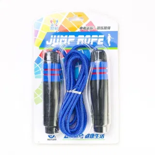Wholesale Jump Rope with Foam Handles and Bearings White