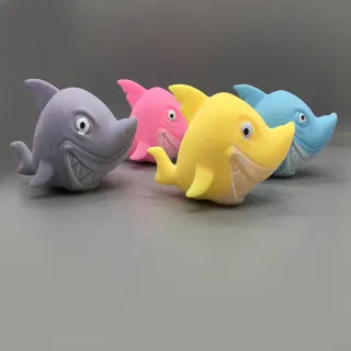 Wholesale Squishy Shark, Smiley Face Shark