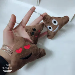 Wholesale Bag Charm, Emoji Plush