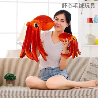 Мягкая игрушка «Красный гигантский кальмар»