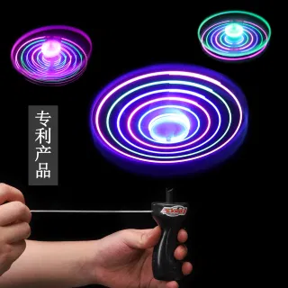 Luminous Sky Dancers with Flashing UFO