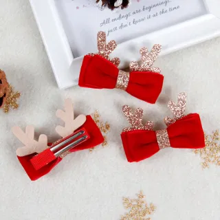 Accessory, Hair Clip, Red Bow Hairpin