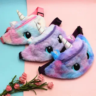Crossbody Bag, Unicorn C Plush