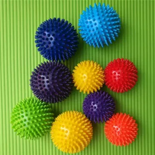 Массажный мяч с шипами, 7.5см, 9см, PVC, для йоги