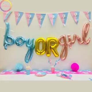 Birthday Balloons, Letter Birthday, 16 Inch (40.6 cm), Bulk