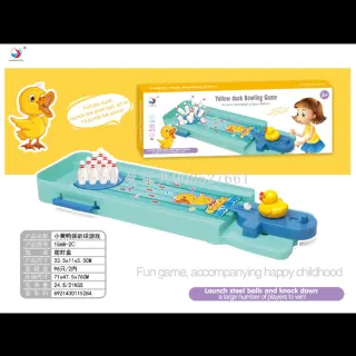 Board Games, Double Finger Catapult Basketball Yellow