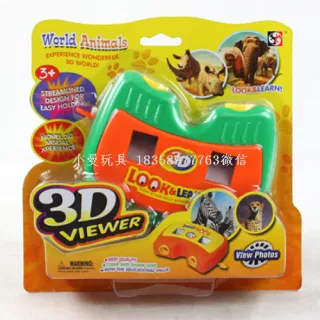3D стереоскоп с вращающимися дисками: животные, насекомые, динозавры