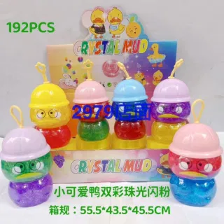 Modeling Clay Crystal Mud, Duck