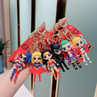 Superhero Queen Keychain Fashion Doll