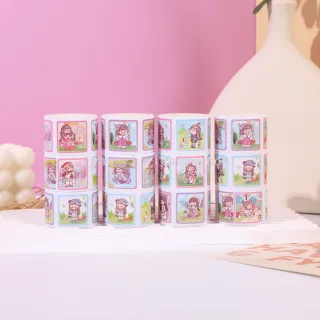 Stickers Paper Pink