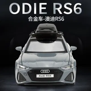 Металлическая модель Audi RS6 1:32, машинка для мальчиков