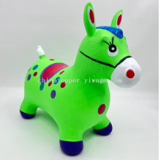 ПВХ надувная игрушка-прыгун: Единорог, динозавр, с музыкой