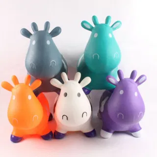 Надувная Игрушка-Прыгун Из ПВХ Корова Для Детей