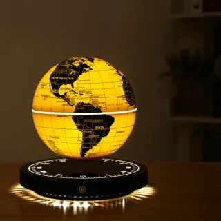 Магнитный 3D-глобус с подсветкой и вращением, ночник