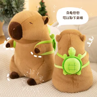 Плюшевая подушка-капибара, Chou Meng, для объятий, для девочек