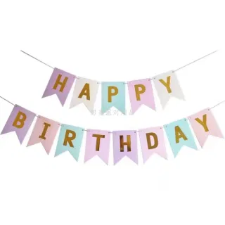 Party Decoration, Fishtail Pull Banner