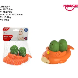Виниловый кораблик-морской котик для игр с водой