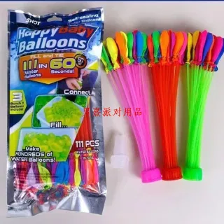 Water Balloon Filling and Tying