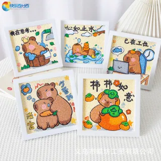 Wholesale Sticker Box, Capybara Diamond Painting